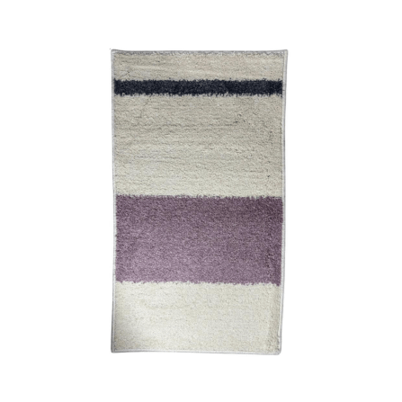 พรมเช็ดเท้า JKLOVEHOME DOORMAT SERIES 032 40X70 ซม. สีเบจ/สีม่วง_0